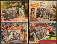 9x0060 LOT OF 4 TYRONE POWER JR. MEXICAN LOBBY CARDS 1930s-1940s great scenes from his movies!