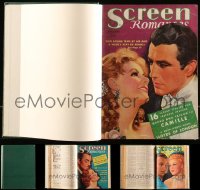 9x0527 LOT OF 1 SCREEN STORIES JANUARY-JUNE 1937 MOVIE MAGAZINE BOUND VOLUME 1934 six issues in one!