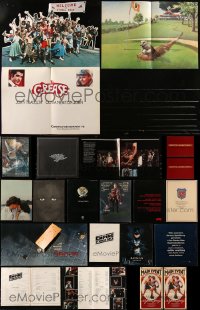 9x0017 LOT OF 12 MOSTLY OVERSIZED PROMO BROCHURES 1970s-1980s great images from a variety of movies!
