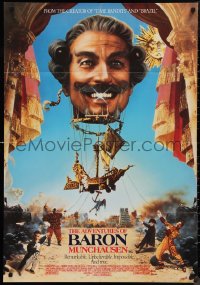 9y0386 ADVENTURES OF BARON MUNCHAUSEN Aust 1sh 1989 Terry Gilliam, completely different!