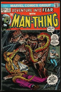 9y0220 ADVENTURE INTO FEAR #12 comic book February 1973 The Man-Thing by Jim Starlin & Rich Buckler!