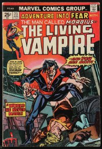 9y0229 ADVENTURE INTO FEAR #23 comic book August 1974 The Man Called Morbius -- The Living Vampire!