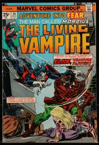 9y0231 ADVENTURE INTO FEAR #24 comic book October 1974 The Man Called Morbius - The Living Vampire!