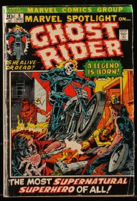 9y0017 GHOST RIDER #5 comic book Aug 1972 Marvel Spotlight, his first appearance, A Legend is Born!