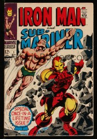 9y0021 IRON MAN/SUB-MARINER #1 comic book 1968 special once-in-a-lifetime issue by Gene Colan & Craig!