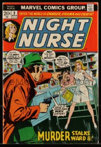 9y0034 NIGHT NURSE #3 comic book March 1973 Marvel attempts to get female buyers, low print run!