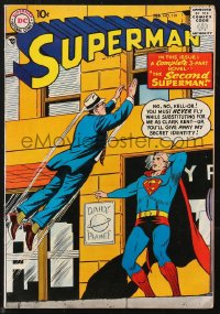 9y0002 SUPERMAN #119 comic book February 1958 The Second Superman, a complete 3-part novel!