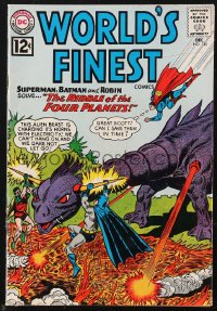 9y0006 WORLD'S FINEST #130 comic book December 1962 Superman, Batman, Robin, Riddle of the 4 Planets!