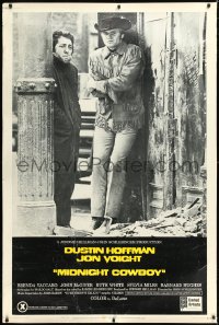 9z0037 MIDNIGHT COWBOY 40x60 1969 Dustin Hoffman, Jon Voight, John Schlesinger classic!