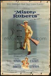9z0039 MISTER ROBERTS style Z 40x60 1955 full-length Henry Fonda, Cagney, Powell, Lemmon!