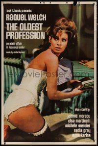 9z0040 OLDEST PROFESSION 40x60 1968 completely different and far sexier image of Raquel Welch!