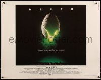 1a2072 ALIEN int'l 1/2sh 1979 Ridley Scott outer space sci-fi monster classic, cool egg image!