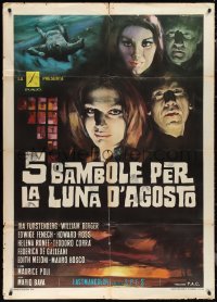 1a0470 5 DOLLS FOR AN AUGUST MOON Italian 1p 1970 Mario Bava, sexy Edwige Fenech, horror montage!