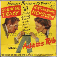 1b0212 ADAM'S RIB 6sh 1949 Spencer Tracy & Katharine Hepburn fight over who wears the pants, rare!