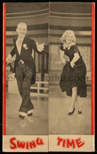 1b0069 SWING TIME English pressbook 1936 Fred Astaire dancing with Ginger Rogers, ultra rare!