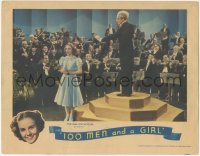 1b1920 100 MEN & A GIRL LC 1937 Deanna Durbin singing as Leopold Stokowski conducts his orchestra!