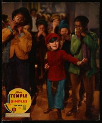 1b0042 DIMPLES jumbo LC 1936 Shirley Temple singing & dancing with The Two Black Dots, ultra rare!