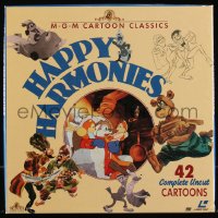 1b0016 HAPPY HARMONIES laserdisc set 1994 with 42 complete & uncut MGM cartoon classics!