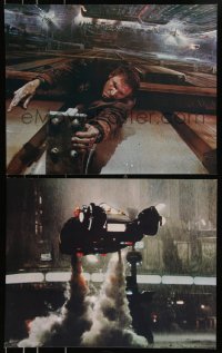 1b0066 BLADE RUNNER set of 4 color 16x20 stills 1982 Ridley Scott sci-fi classic, Harrison Ford!