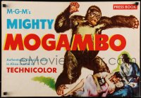 1b0077 MOGAMBO pressbook 1953 Clark Gable, Grace Kelly, Ava Gardner & ape, John Ford, with herald!