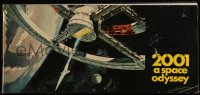 1b0012 2001: A SPACE ODYSSEY 7x16 souvenir program book 1968 Stanley Kubrick, Bob McCall cover art!