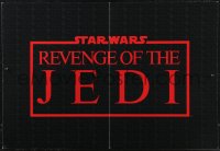 1b0025 RETURN OF THE JEDI promo brochure 1983 Revenge of the Jedi, 6th Anniversary of Star Wars!