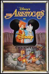 1c0088 ARISTOCATS tv poster R2000s Walt Disney feline jazz musical cartoon, great colorful image!