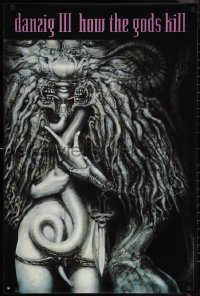 1c0039 DANZIG 24x36 music poster 1992 III, How the Gods Kill, cool H.R. Giger horror artwork!