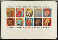 1c0032 MUSEUM VAN HEDENDAAGSE KUNST 27x39 Dutch museum/art exhibition 1990s Warhol art of Monroe!
