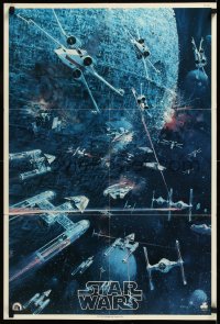 1c0043 STAR WARS 22x33 music poster 1977 George Lucas classic, John Berkey artwork, soundtrack!