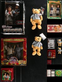 1d0008 LOT OF 6 ABBOTT & COSTELLO WHO'S ON FIRST ITEMS 1970s-2000s action figures, plushies & more!