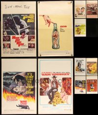 1d0068 LOT OF 11 MOSTLY FORMERLY FOLDED WINDOW CARDS 1940s-1970s a variety of cool movie images!