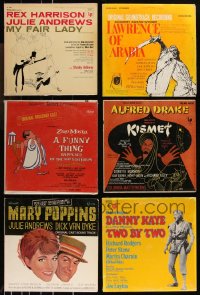 1d0028 LOT OF 8 33 1/3 RPM SOUNDTRACK RECORDS 1960s My Fair Lady, Lawrence of Arabia & more!