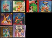 1d0024 LOT OF 8 WALT DISNEY LASERDISCS 1990s Little Mermaid, Beauty and the Beast & more cartoons!