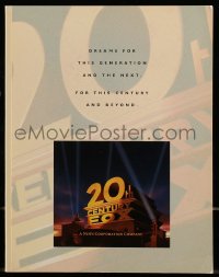 1f0067 20TH CENTURY FOX 1996 campaign book 1996 live action unmade X-Men & Silver Surfer, Titanic!