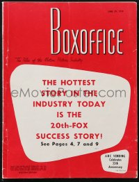 1f0075 BOX OFFICE exhibitor magazine June 29, 1959 Mysterians, John Wayne in The Horse Soldiers!