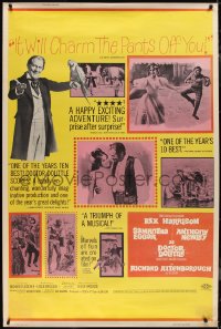 1g0050 DOCTOR DOLITTLE 40x60 1967 Rex Harrison speaks with animals, directed by Richard Fleischer!