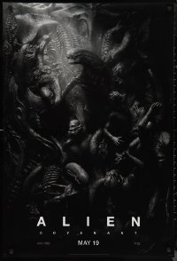 1g1083 ALIEN COVENANT style C teaser DS 1sh 2017 Ridley Scott, Fassbender, incredible sci-fi image!