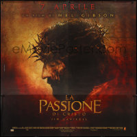 1g0006 PASSION OF THE CHRIST Italian 77x77 2004 directed by Mel Gibson, James Caviezel, Bellucci!