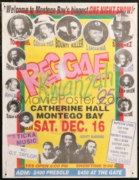 1g0261 REGGAE KWANZAH 17x22 Jamaican music poster 1995 welcome to Montego Bay's biggest show!