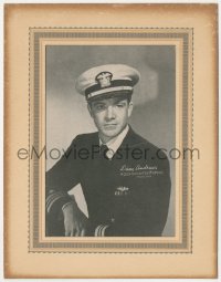 1j0033 DANA ANDREWS matted 5x7 picture frame photo 1940s head & shoulders portrait in Navy uniform!