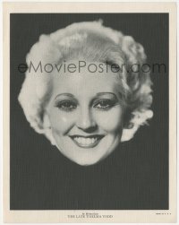 1j0045 THELMA TODD 8x10 Emo movie club fan photo 1936 smiling portrait created after her passing!