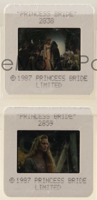 1j0017 PRINCESS BRIDE 4 35mm slides 1987 Cary Elwes, Robin Wright, Wallace Shawn, Rob Reiner classic!