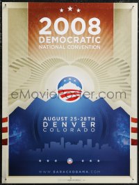1k0004 DEMOCRATIC NATIONAL CONVENTION 18x24 political campaign 2008 Denver skyline!