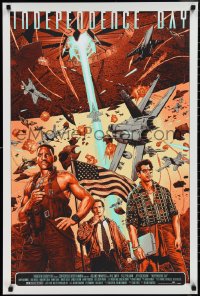 1k0054 INDEPENDENCE DAY #44/65 24x36 art print 2015 Will Smith, Pullman, sci-fi art by Weston!