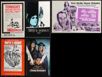 1m0082 LOT OF 9 UNCUT SEXPLOITATION PRESSBOOKS 1960s-1970s great advertising for sexy movies!