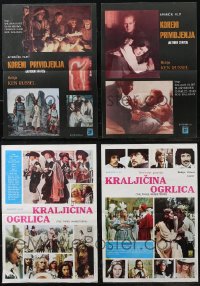 1m0067 LOT OF 6 FORMERLY FOLDED 14X20 YUGOSLAVIAN POSTERS 1970s-1980s a variety of movie images!