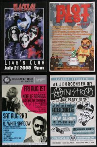 1m0043 LOT OF 5 UNFOLDED BLACKBOX POSTERS 2000s-2010s a variety of rock 'n' roll art!