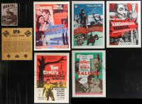 1m0044 LOT OF 7 UNFOLDED MISCELLANEOUS FINNISH ITEMS 1940s-1950s a variety of movie images!