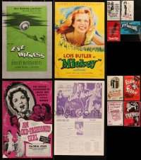 1m0081 LOT OF 12 EAGLE LION PRESSBOOKS 1940s-1950s advertising for a variety of different movies!